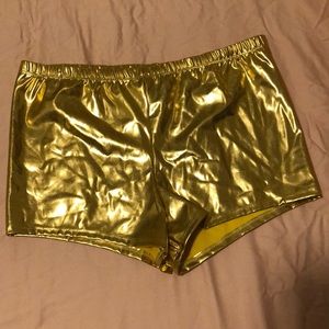 Gold shorts